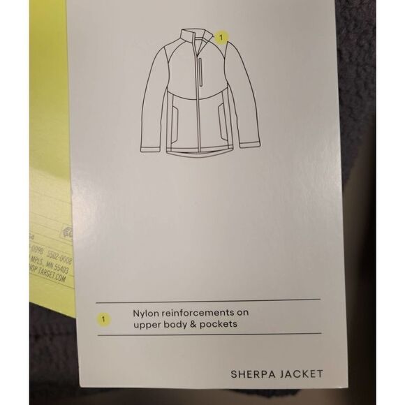 All in Motion Men's Sherpa Fleece Jacket - Picture 6 of 9